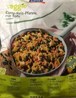 poêlée de riz, curry et tofou