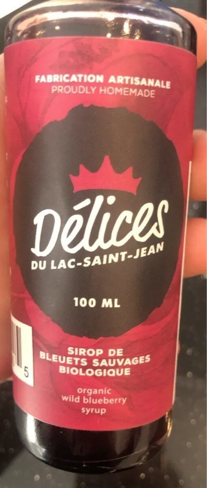 sirop de bleuets