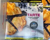 Tarte aux bleuts sauvages et camerisrs