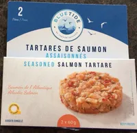 Tartares de saumon assaisonnés