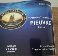 Tentacules tranchées de pieuvre