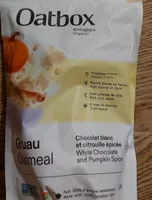 White Chocolate and Pumpkin Spice Oatmeal
