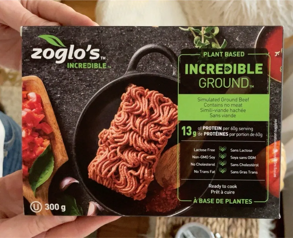 Simulated ground beef