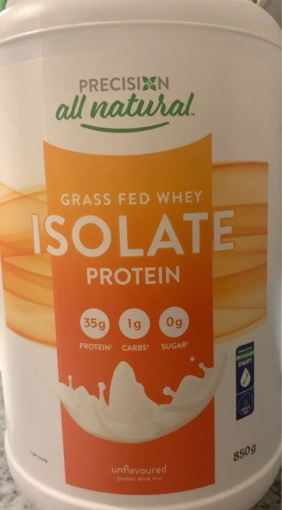 Grass fed whey protein isolate
