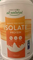 Grass fed whey protein isolate
