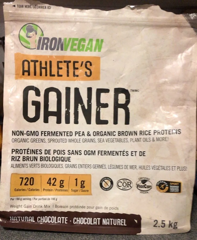 Athlete’s gainer