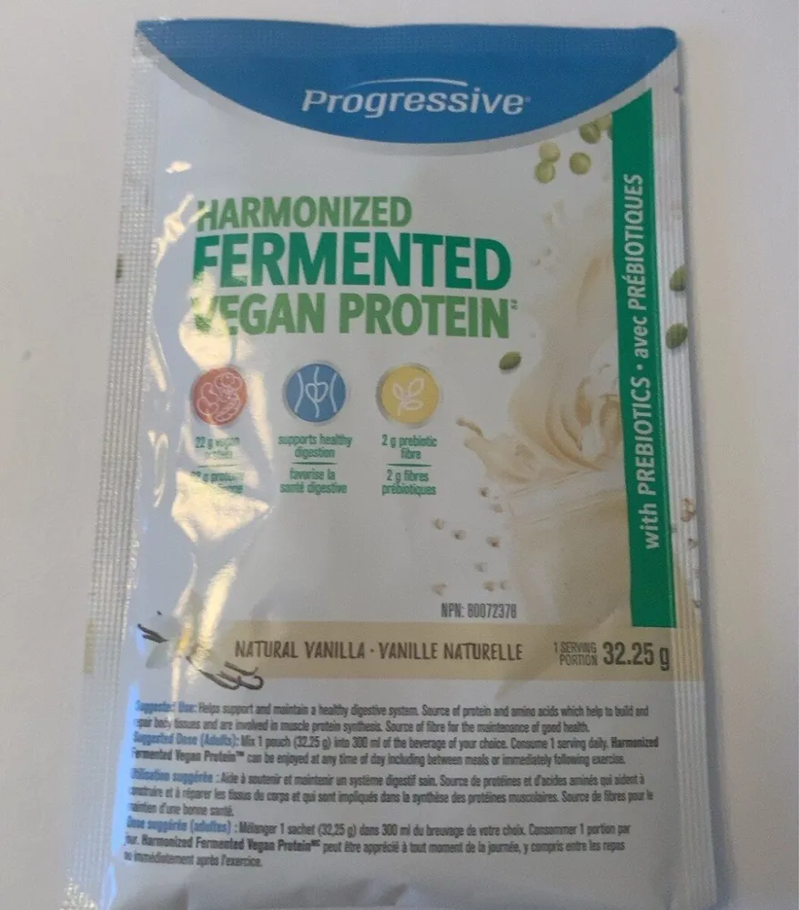 Fermented vegan protein