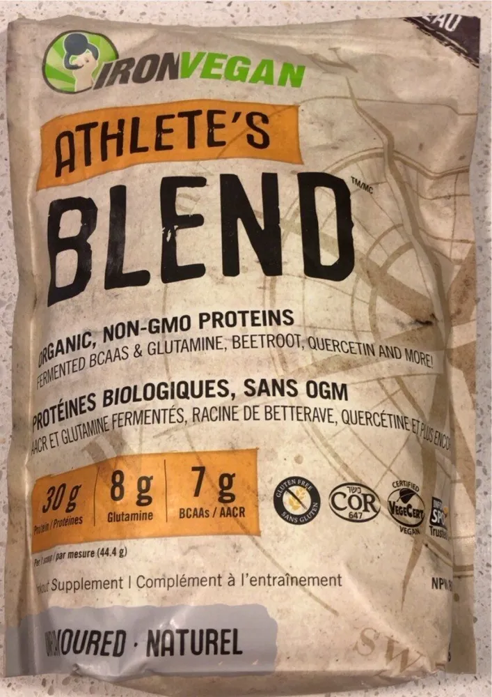 Athlete’s Blend Organic Unflavoured Proteins Powder