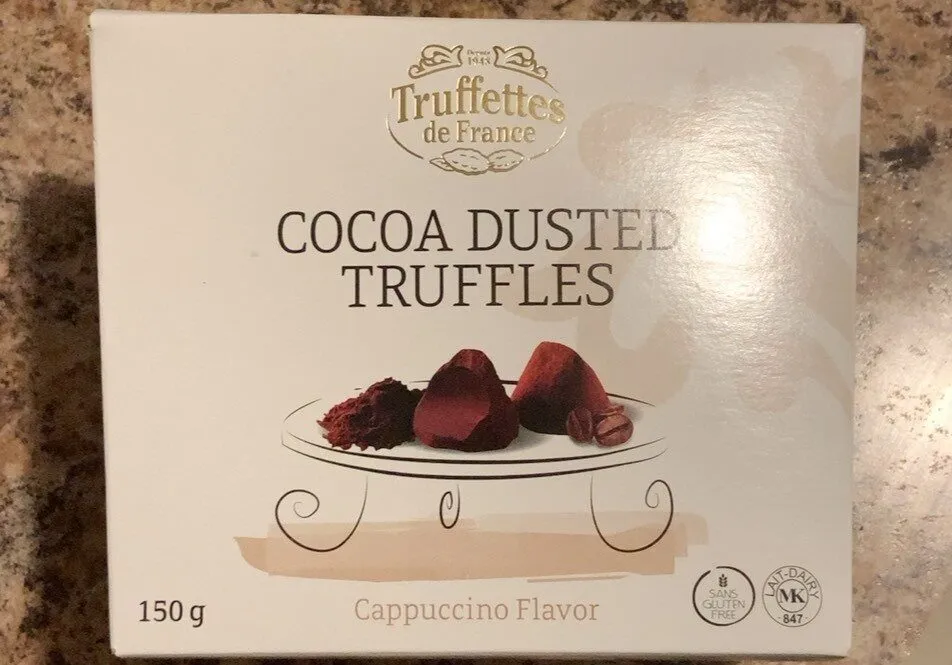 Cocoa dusted truffles