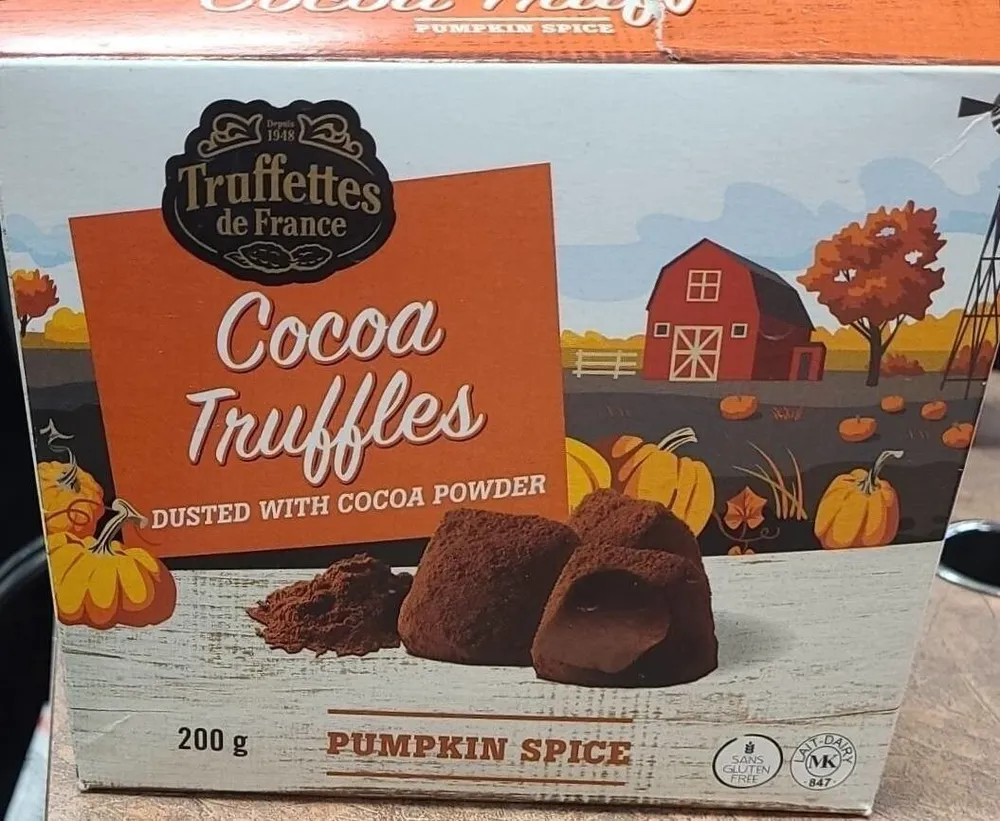 Cocoa truffles