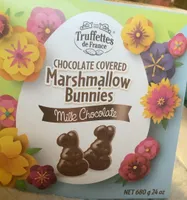 Chocolate covered marshmallow bunnies