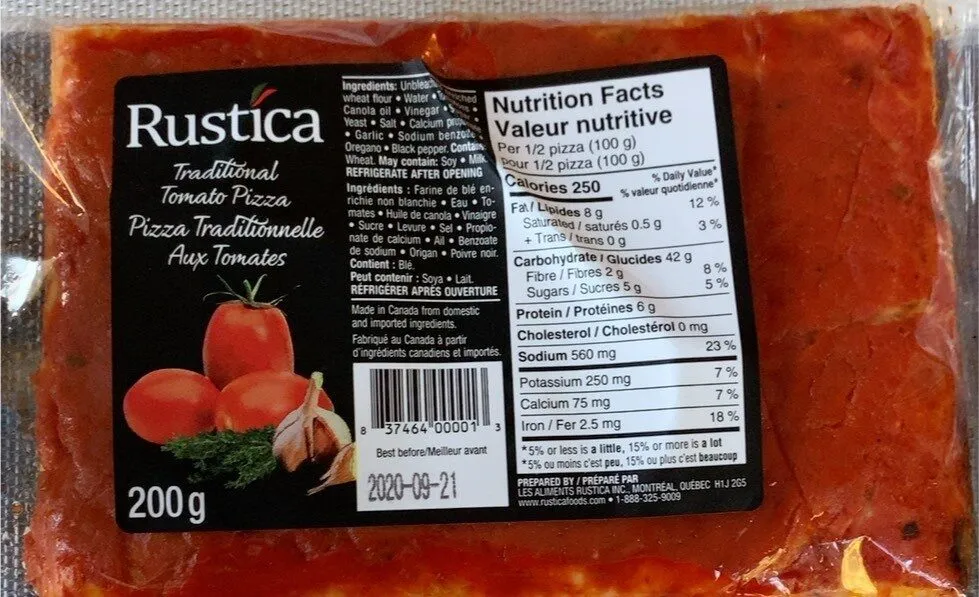 Pizza traditionelle