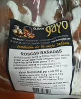 Roscas bañadas