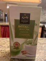 Instant matcha with ginseng powder