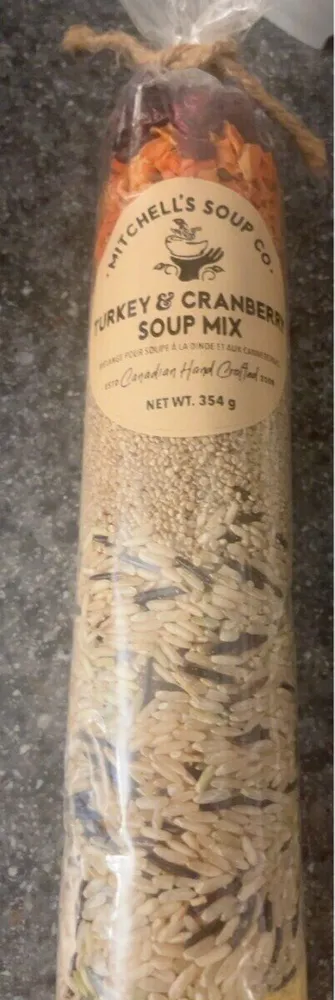 Turkey and Ceanberry Soup Mix
