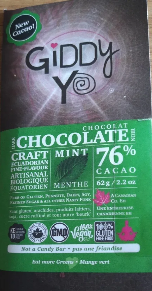 Giddy Yo chocolat
