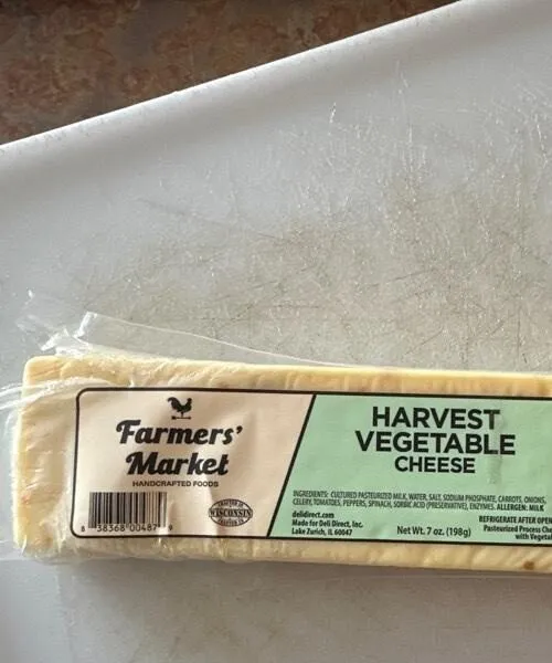 Harvest vegetable cheese