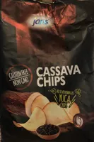 Black pepper cassava chips