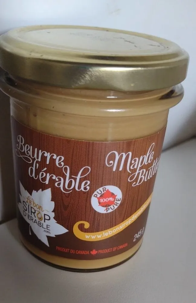 Beurre d'érable