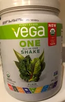 Organic Vega One All in One Shake Plain Unsweetened