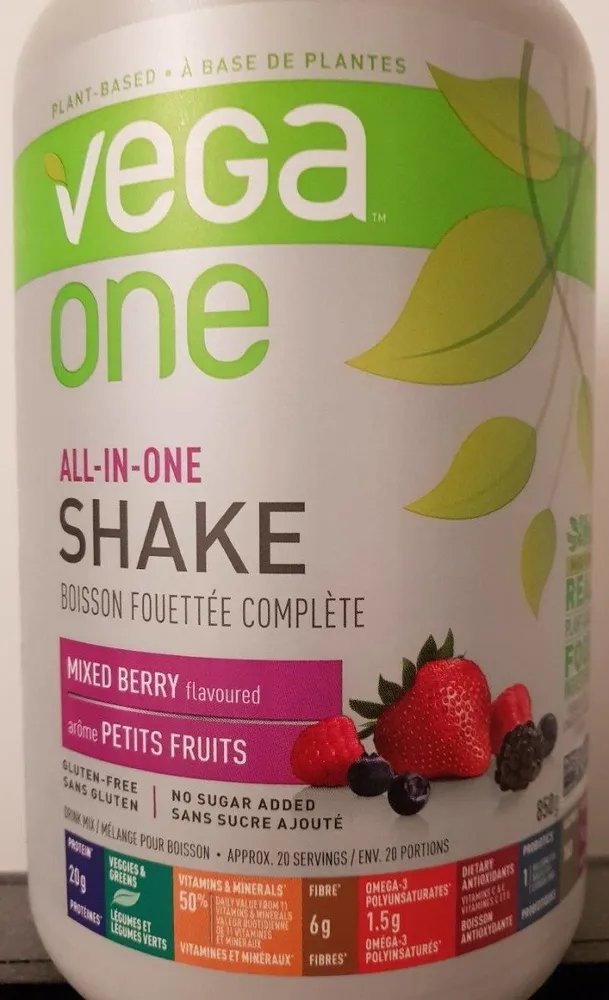 Vega One All-In-One Nutritional Shake Berry Flavor