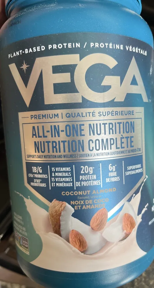 Vega One All-In-One Nutritional Shake Coconut Almond