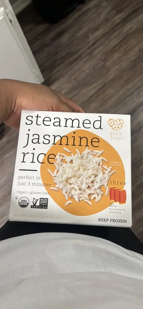 steamed jasmine rice