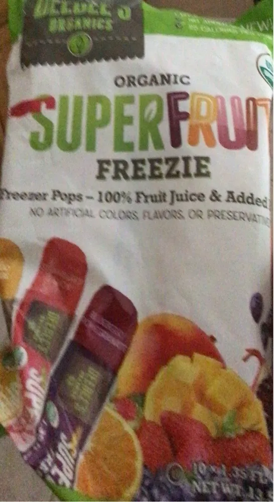 SUPERFRUIT ORGANIC FREEZIE POPS
