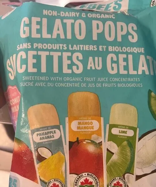 Sucettes au gelato