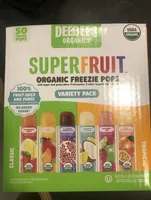Super fruit Organic Freezie Pops