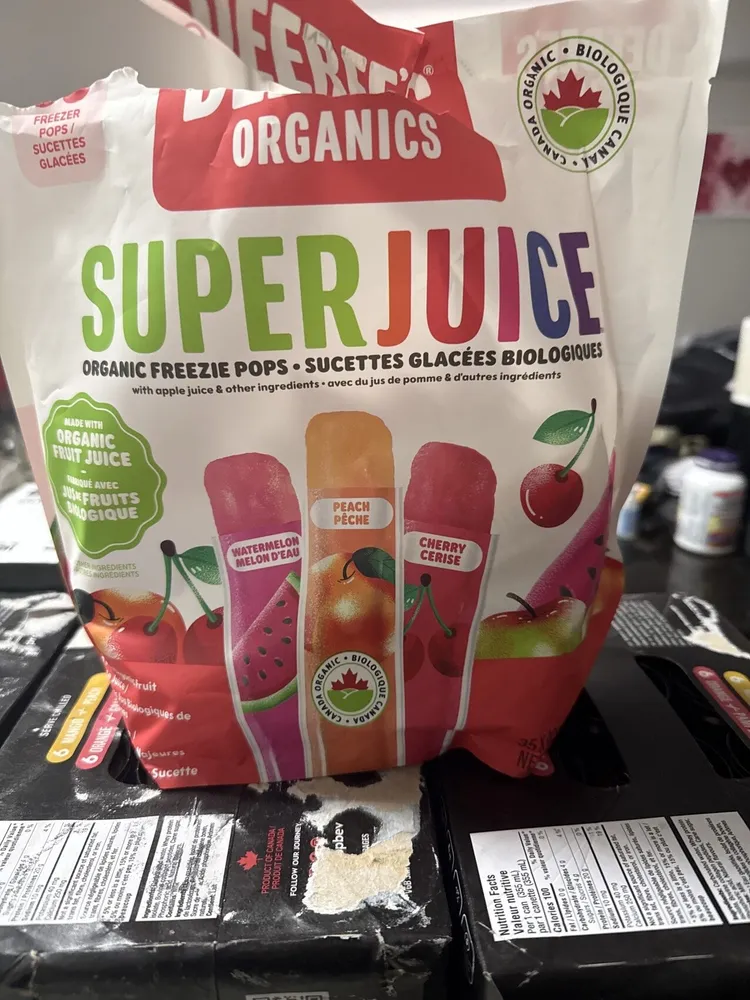 Super Juice Organic Freezie Pops