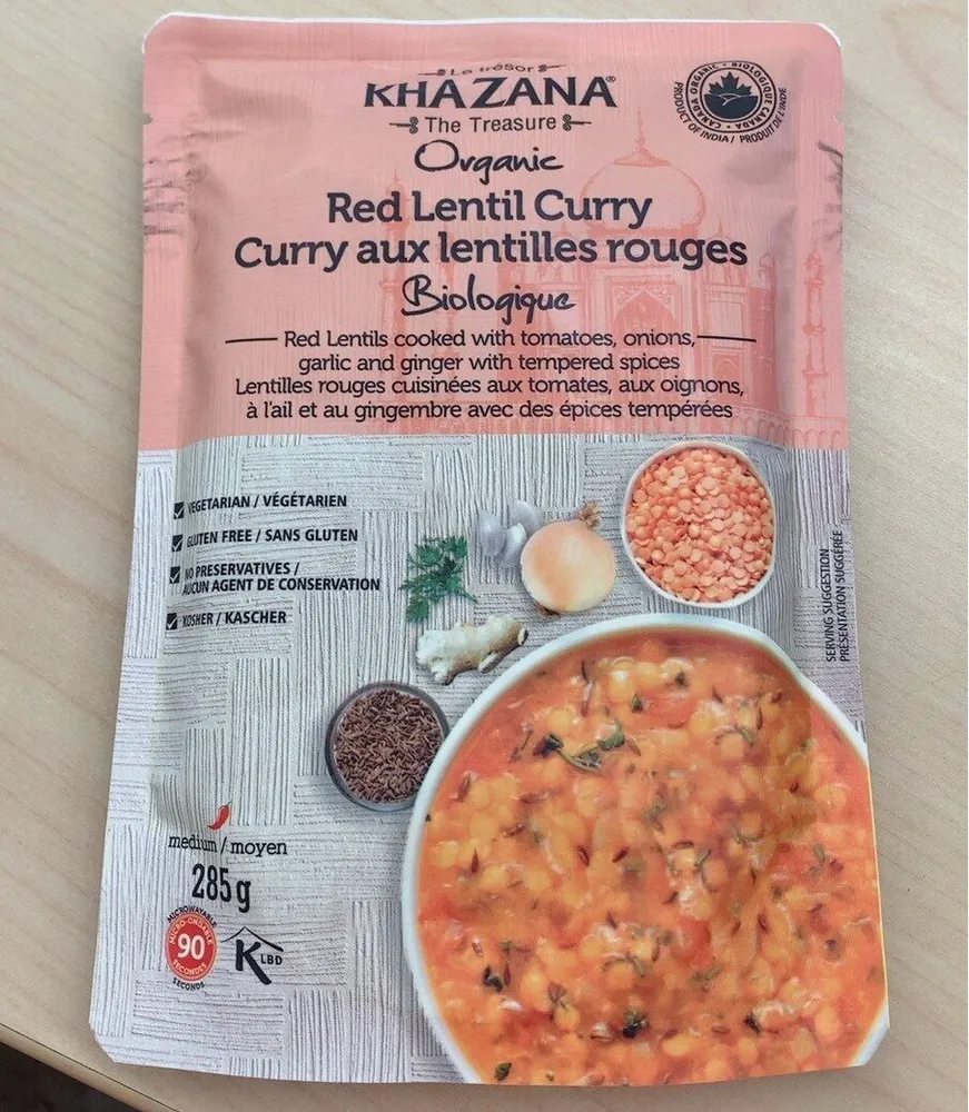 Curry aux lentilles rouges