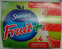 Fruit + Compote de fruits Pomme Fraise