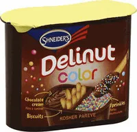 Delinut Color Chocolate Spread With Hazelnuts,Biscuits