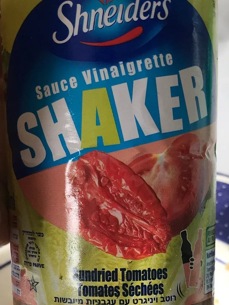 Sauce vinaigrette tomates sechees