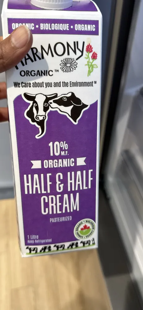 Half and Hald cream