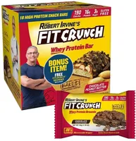 High Protein Baked Bar Chocolate Peanut Butter