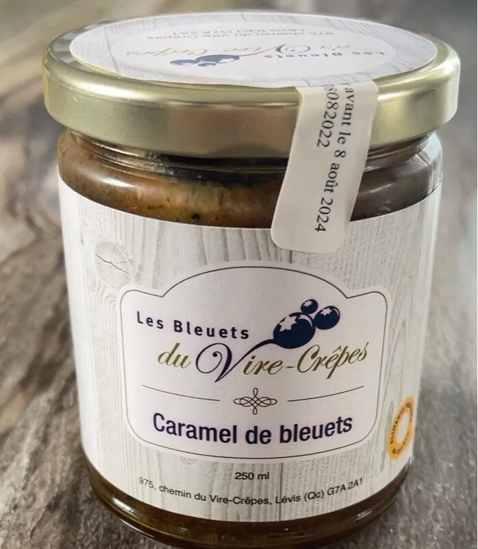 Caramel de bleuets