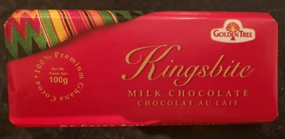 AKUAFO BAR LEMON FLAVOURED MILK CHOCOLATE 40% COCOA