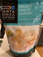 White Shrimp Raw Peeled Deveined Tail On