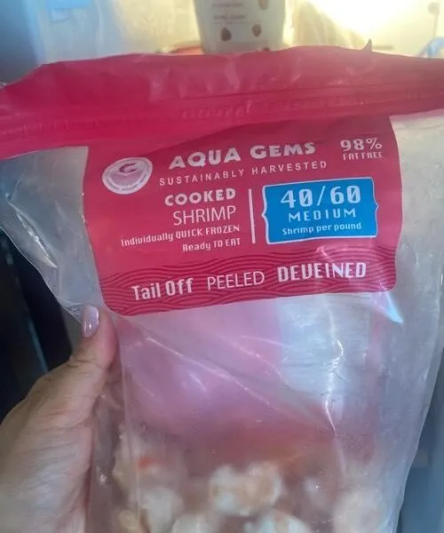 Cooked shrimp