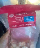 Cooked shrimp