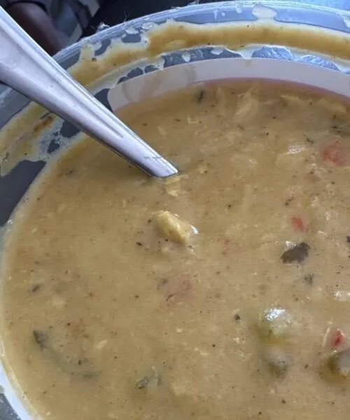 Thai-style chicken coconut curry soup