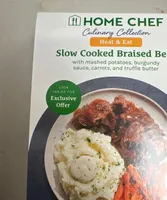 Slow cooked braised beef