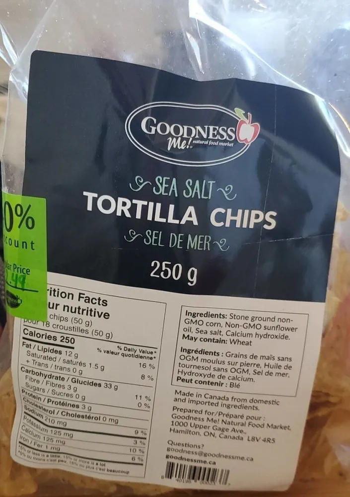 Tortilla Chips - Sea Salt