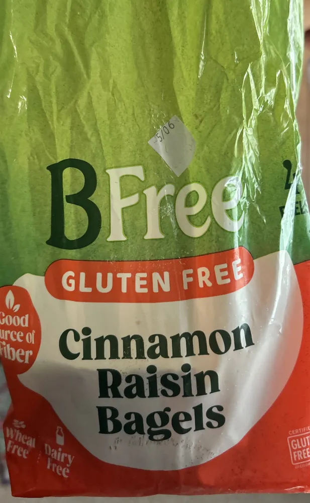 Gluten Free Cinnamon Raisin Bagels