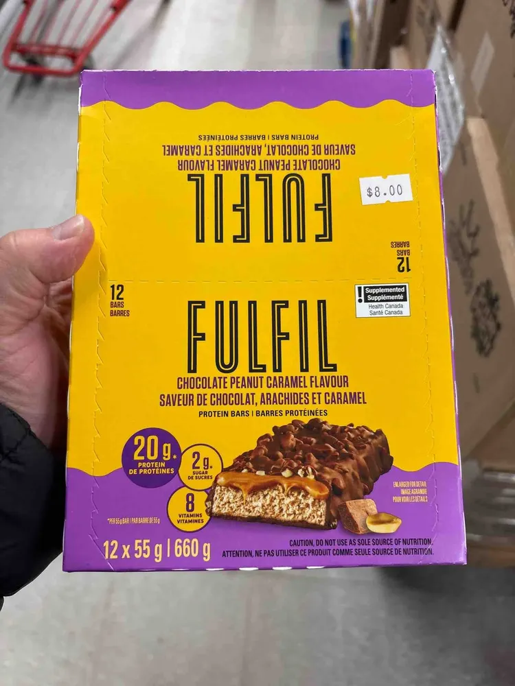 Chocolate Peanut Caramel Flavour Protein Bars