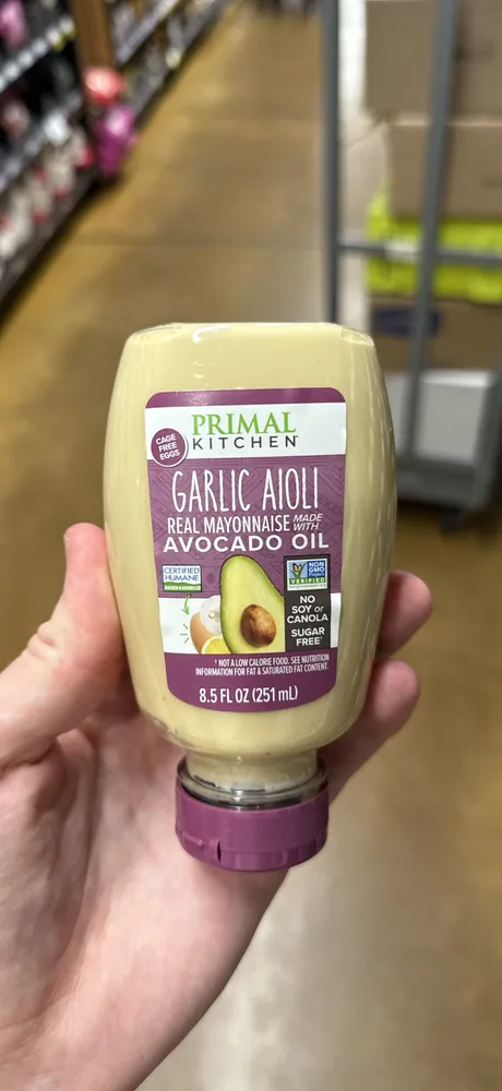 Garlic Aioli Real Mayonnaise made with Avocado Oil