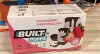Strawberry marshmallow built bar puffs