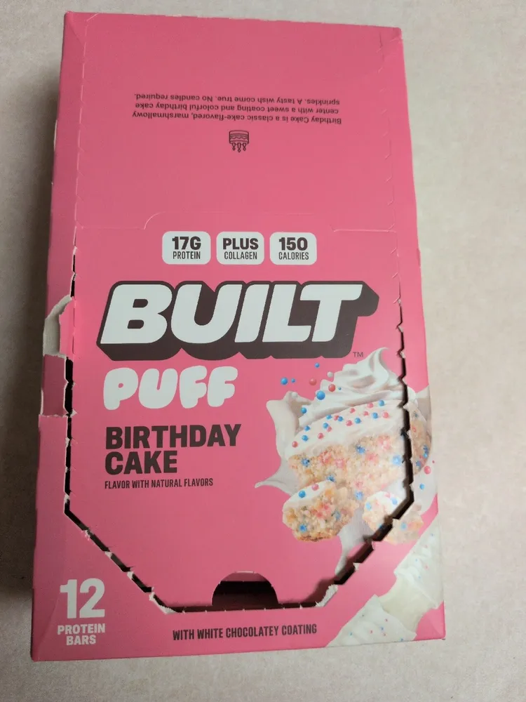 Birthday Cake Puff